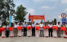 Chương trình Cầu nông thôn: Khánh thành cầu nối 2 xã tại huyện Tri Tôn - An Giang