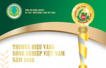 “Thương hiệu Vàng nông nghiệp Việt Nam, năm 2022”