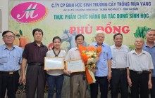 Công ty Cổ phần Sinh học Sinh trưởng Cây trồng Mùa Vàng trở thành hội viên Tổng hội