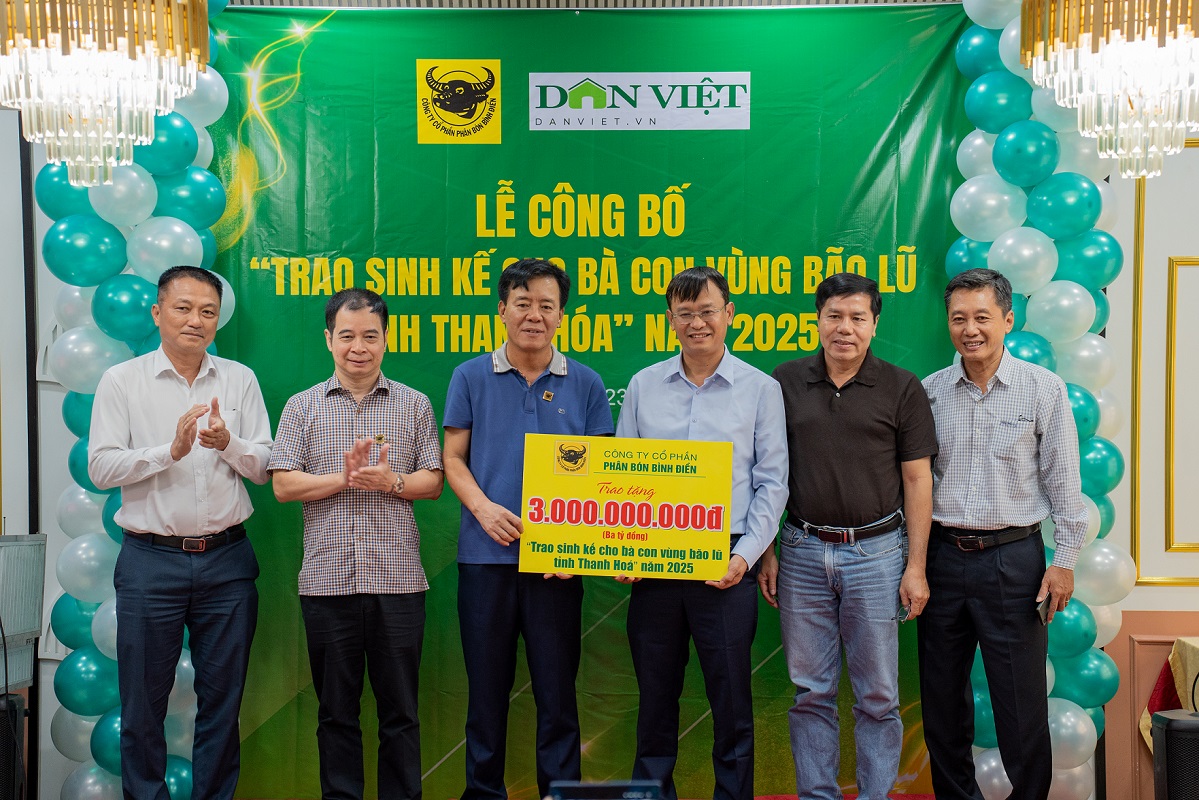 Công ty Phân bón Bình Điền và Báo Nông thôn Ngày nay phát động chương trình Trao sinh kế cho bà con vùng bão lũ ở Thanh Hóa Công ty Phân bón Bình Điền và Báo Nông thôn Ngày nay phát động chương trình Trao sinh kế cho bà con vùng bão lũ ở Thanh Hóa