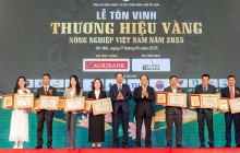 Tôn vinh 90 thương hiệu Vàng nông nghiệp Việt Nam năm 2025