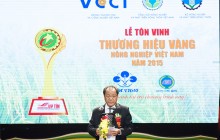 Tôn vinh Thương hiệu vàng nông nghiệp Việt Nam 2015