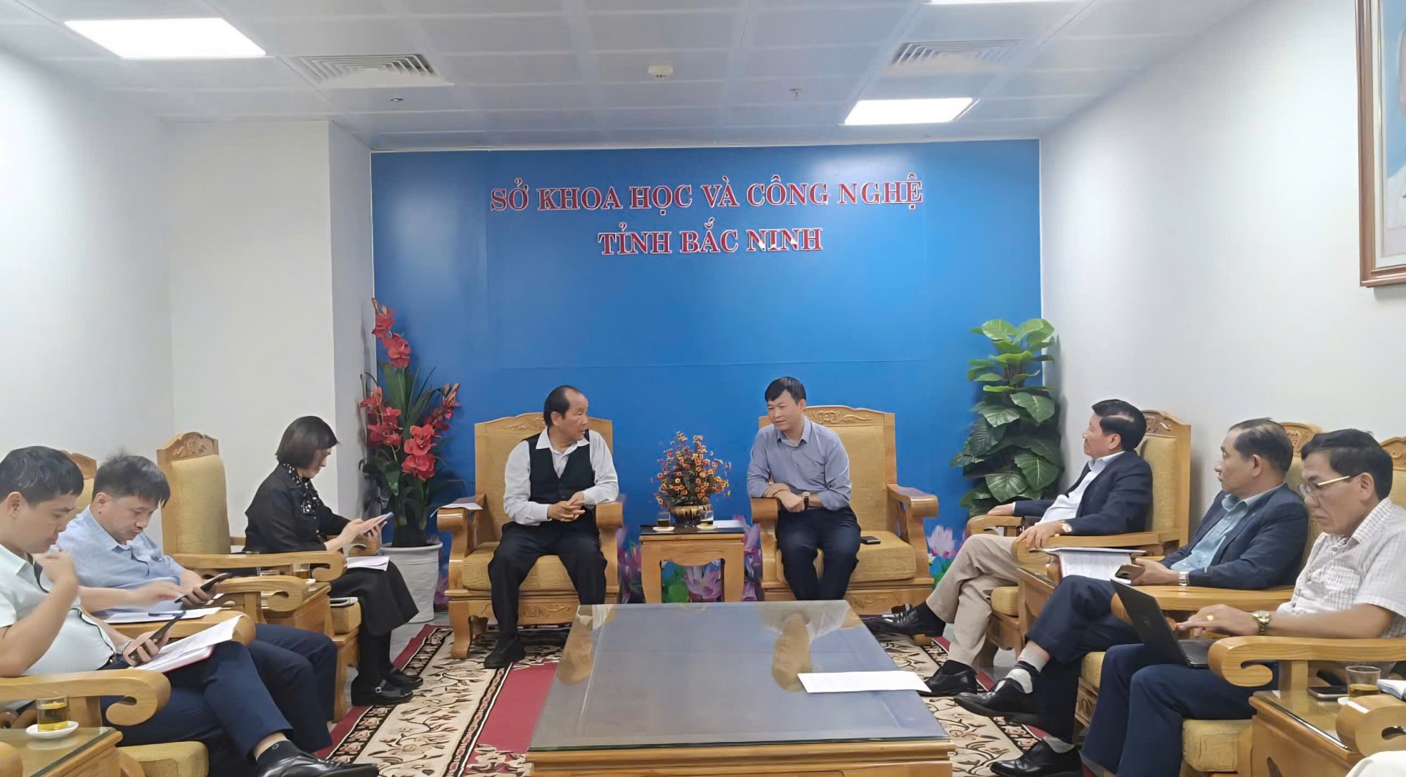 Tổng hội Nông nghiệp và Phát triển Nông thôn Việt nam làm việc với Sở khoa học và công nghệ tỉnh Bắc ninh Tổng hội Nông nghiệp và Phát triển Nông thôn Việt nam làm việc với Sở khoa học và công nghệ tỉnh Bắc ninh