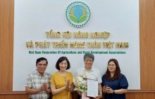 Lễ trao quyết định bổ nhiệm Trưởng Ban Đổi mới sáng tạo và Công nghệ xanh thuộc Mạng lưới Đổi mới sáng tạo Nông nghiệp xanh Việt nam(VINGA)