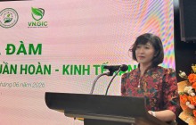 Bà Trần Thị Hồng Lan -  Phó Chủ tịch kiêm Tổng Thư ký Tổng hội NN và PTNT Việt Nam, Chủ tịch VINGA