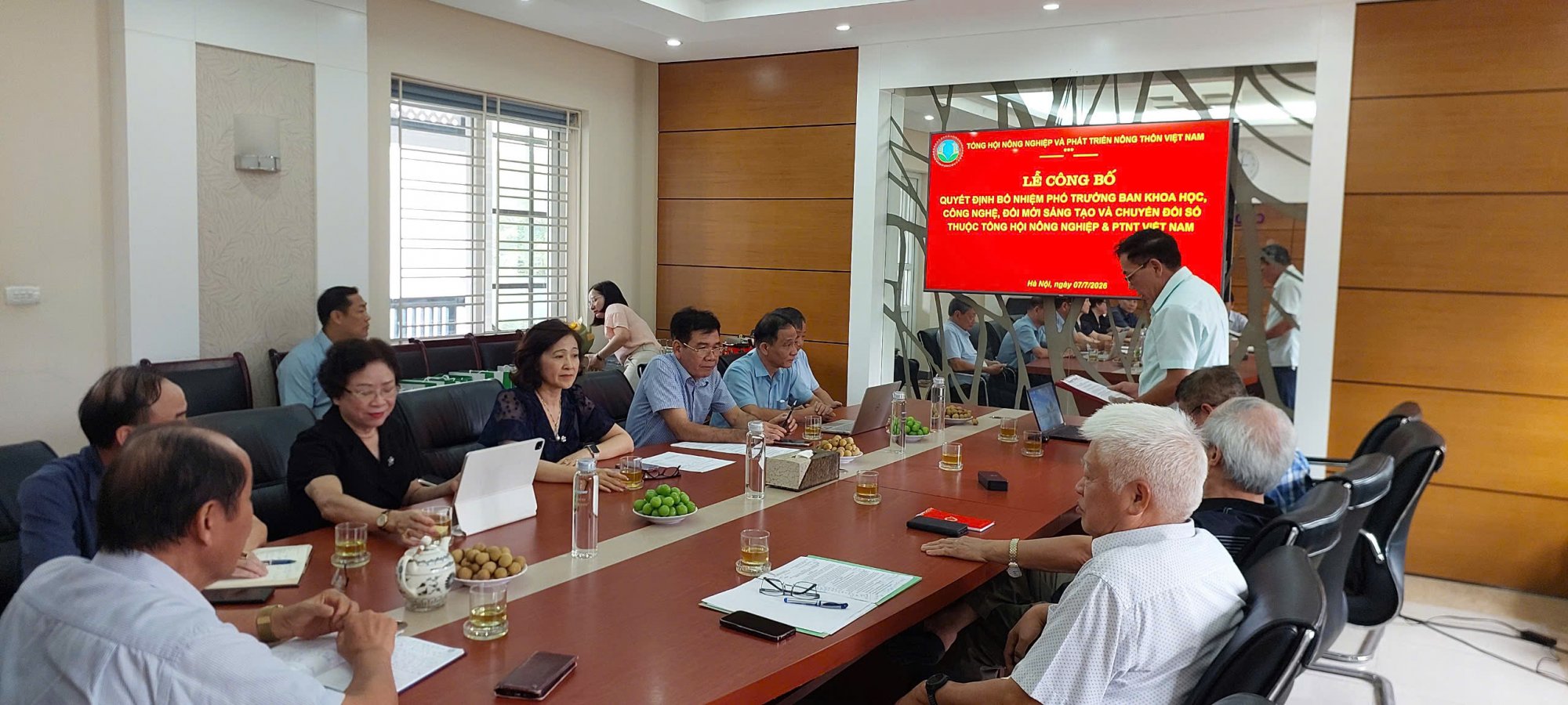 Ban Thường trực Tổng hội Nông nghiệp và phát triển nông thôn Việt nam làm việc với Trung tâm chuyển giao tiến bộ về Nông nghiệp , Nông thôn và Giám định chất lượng nông sản, vật tư Nông nghiệp Ban Thường trực Tổng hội Nông nghiệp và phát triển nông thôn Việt nam làm việc với Trung tâm chuyển giao tiến bộ về Nông nghiệp , Nông thôn và Giám định chất lượng nông sản, vật tư Nông nghiệp